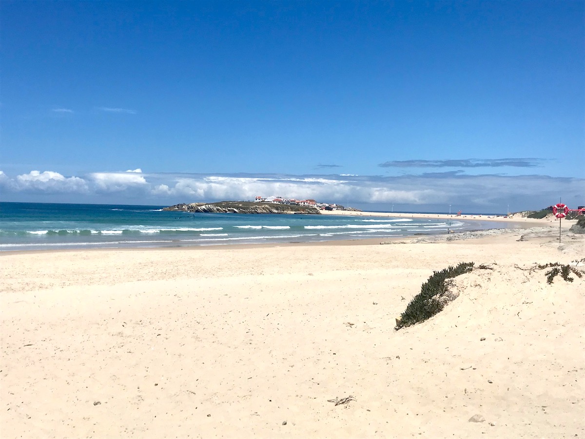 Localización Playa Baleal Campismo Peniche