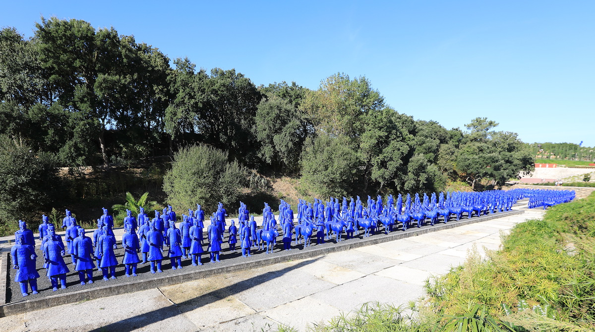 Soldados jardim budha eden