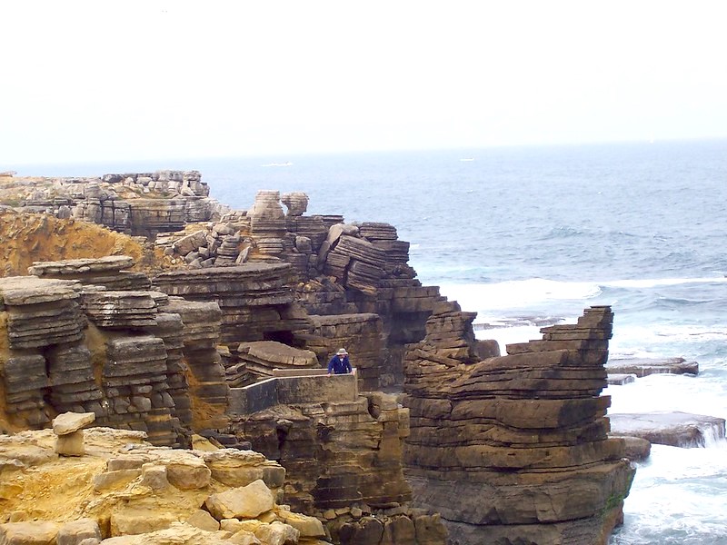 Piedra caliza erosionada Cabo Carvoeiro