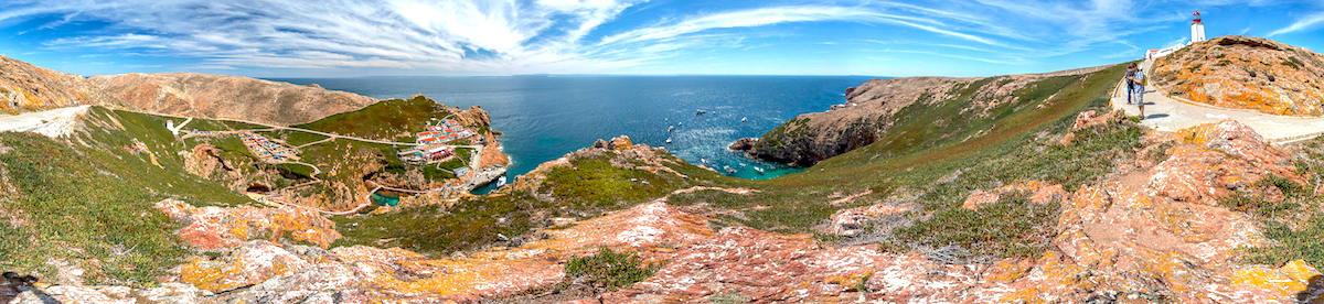 Vista panorámicas Faro Berlengas