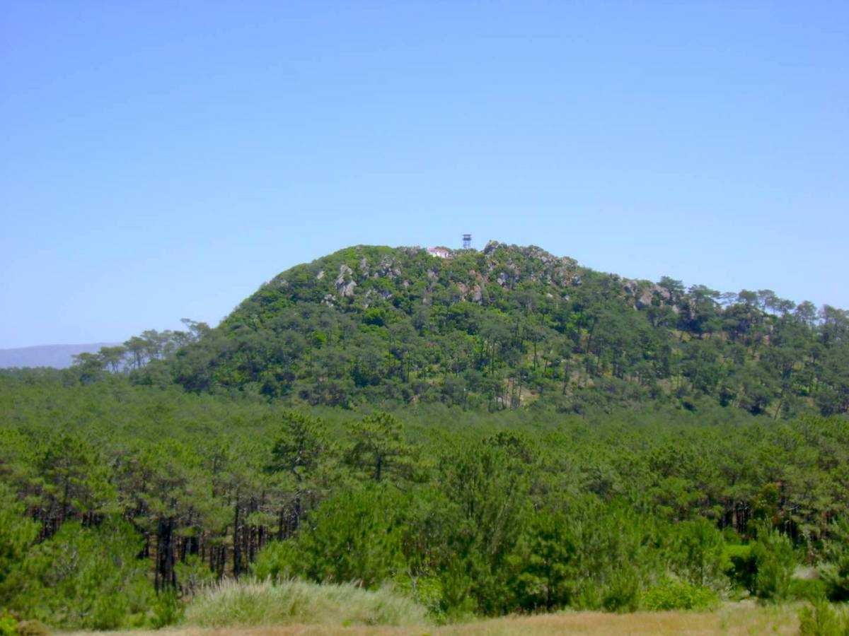 Monte San bras Nazaré punto más alto