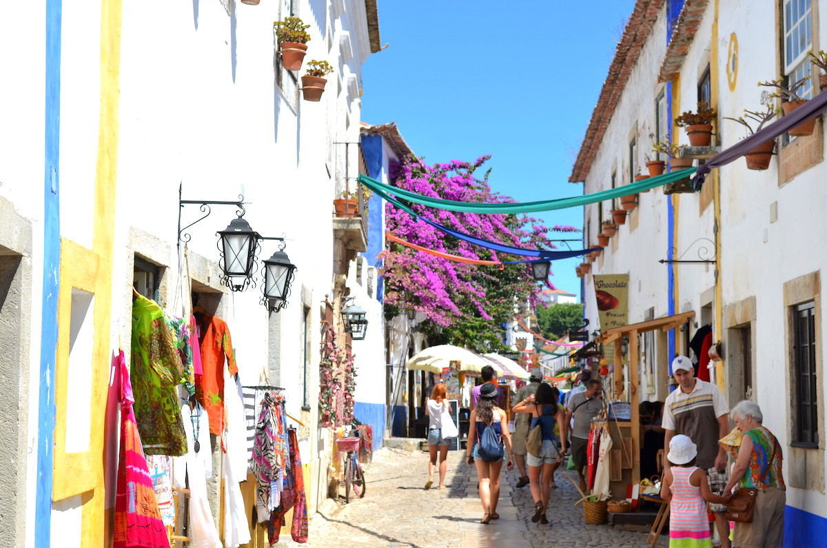 Calle principal Óbidos