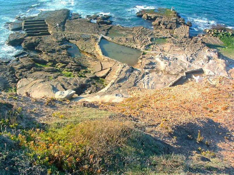 Piscinas naturales Playa Porto Dinheiro