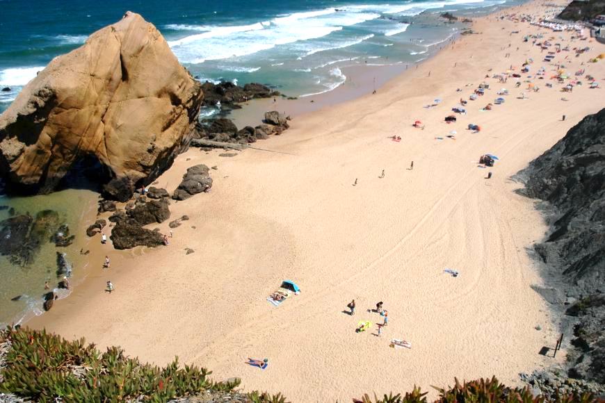 Formaciones Rocosas Playa Santa Helena Torres Vedras