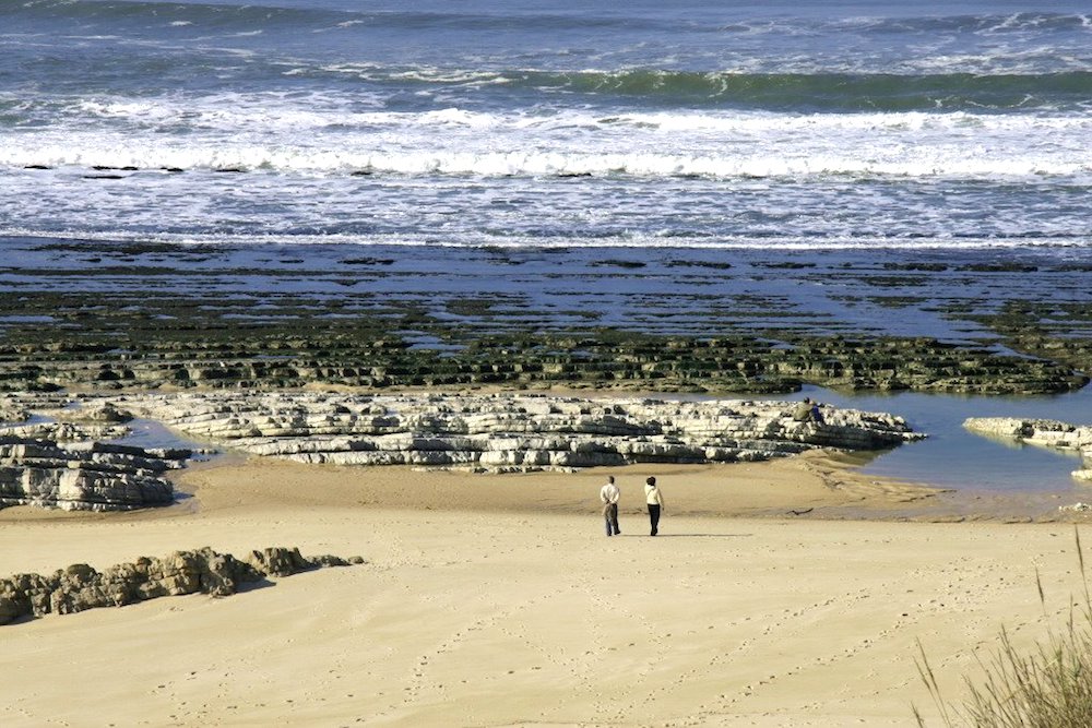 Zona rocosa Playa da Polvoeira Alcobaça