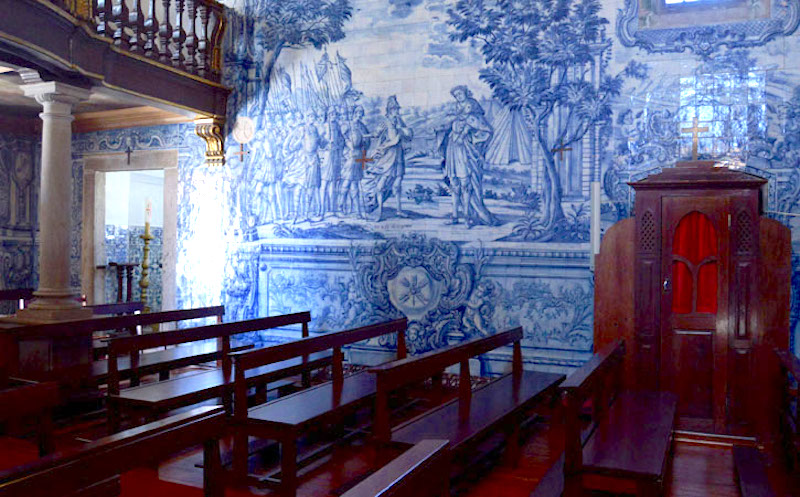 Azulejos interior Iglesia de San Sebastián Peniche
